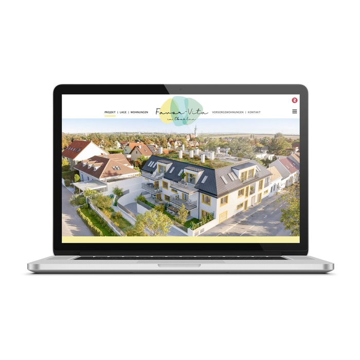 Projektwebsite Favor-vita