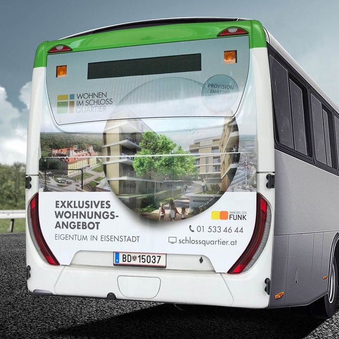 Buswerbung Schlossquartier