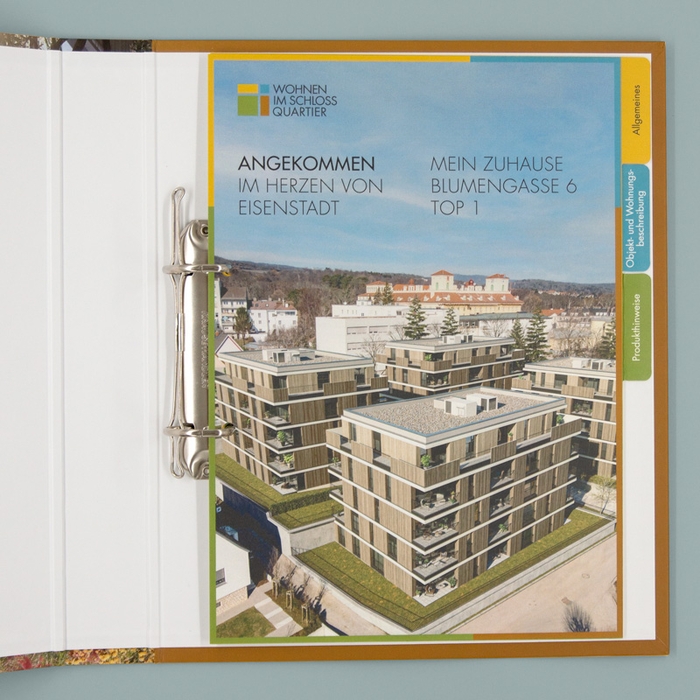 Schlossquartier Mappe Registerblätter