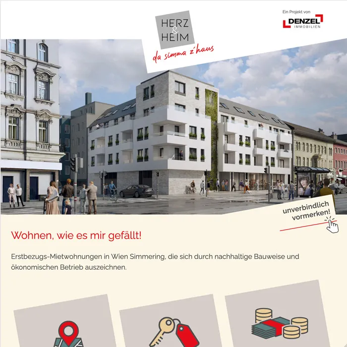 Herz & Heim Website Header