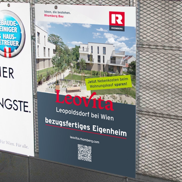 Leovita U-Bahnwerbung