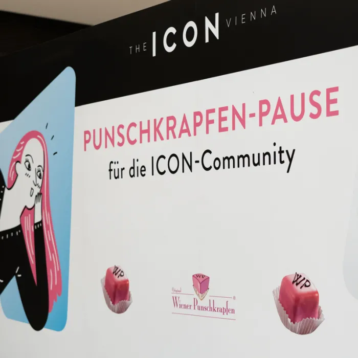 Popup Display Punschkrapfenpause