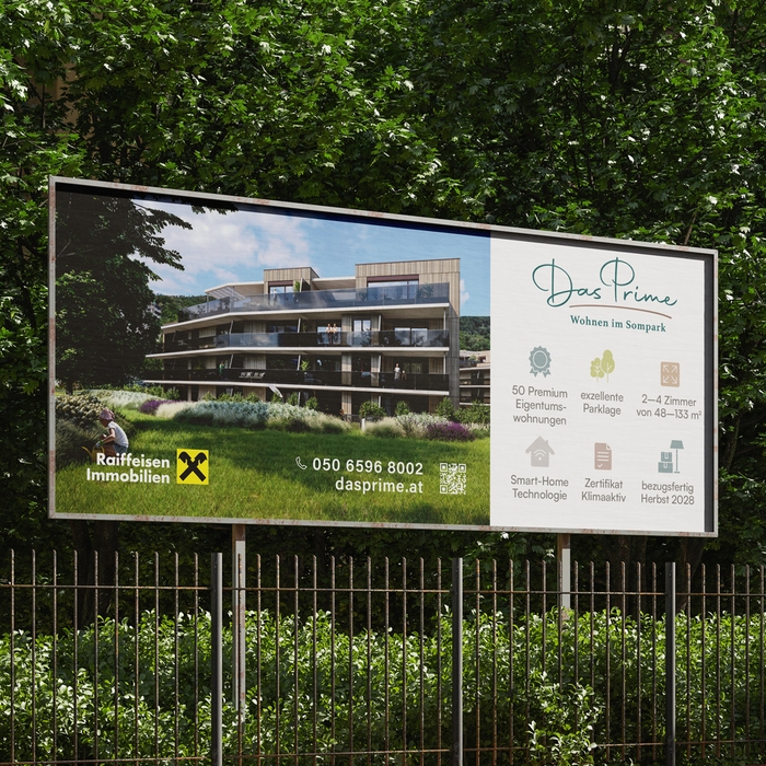 Das Prime Werbetafel